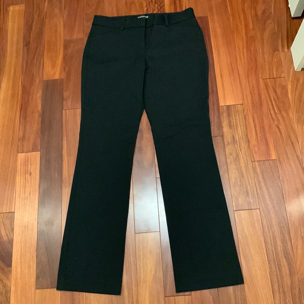 Express editor black dress pants- great condition size 6R